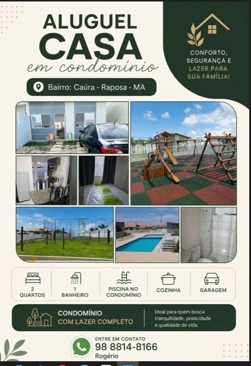 Casa aluguel - Raposa