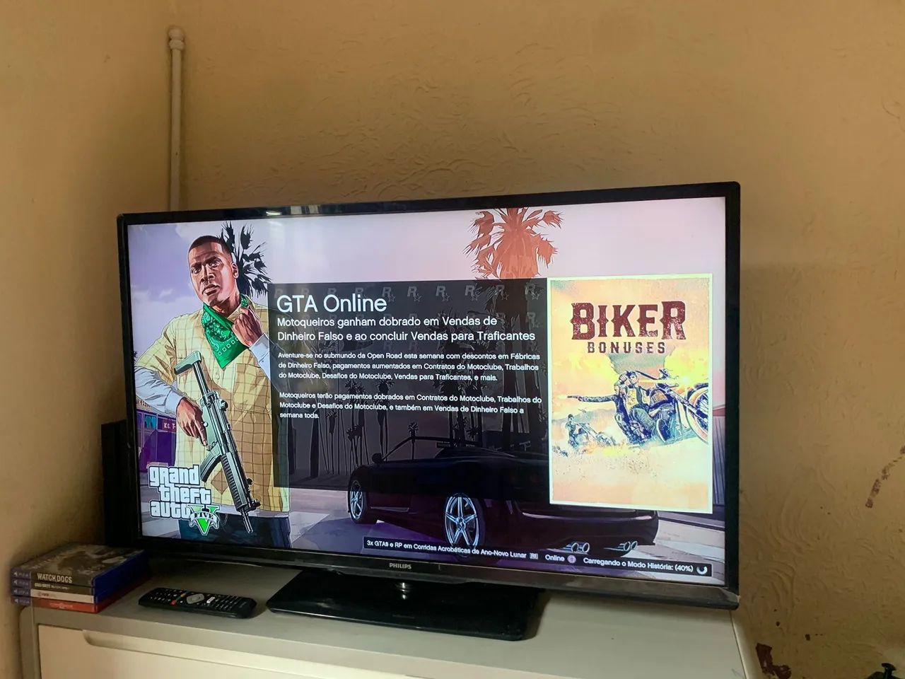 PS4 + Televisão de 49 polegadas - Foto 4
