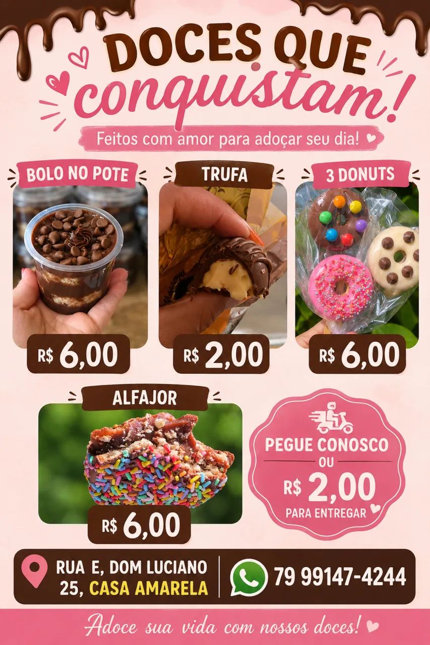 Doces variados 