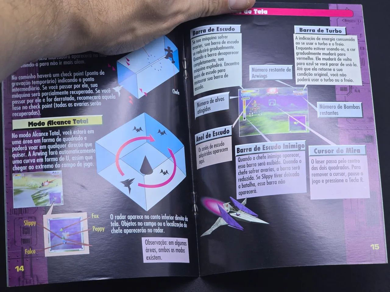 Manual Starfox 64 GRADIENTE ORIGINAL  - Foto 3