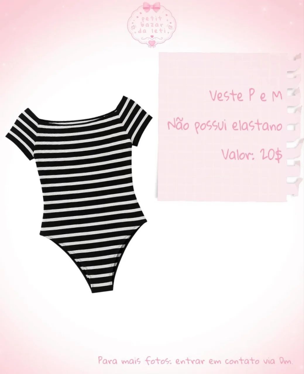 Body listrado M