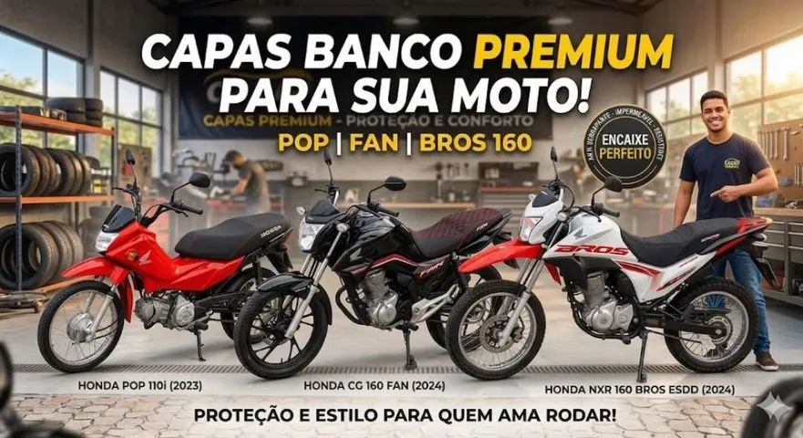 CAPA DE BANCO PARA MOTO 