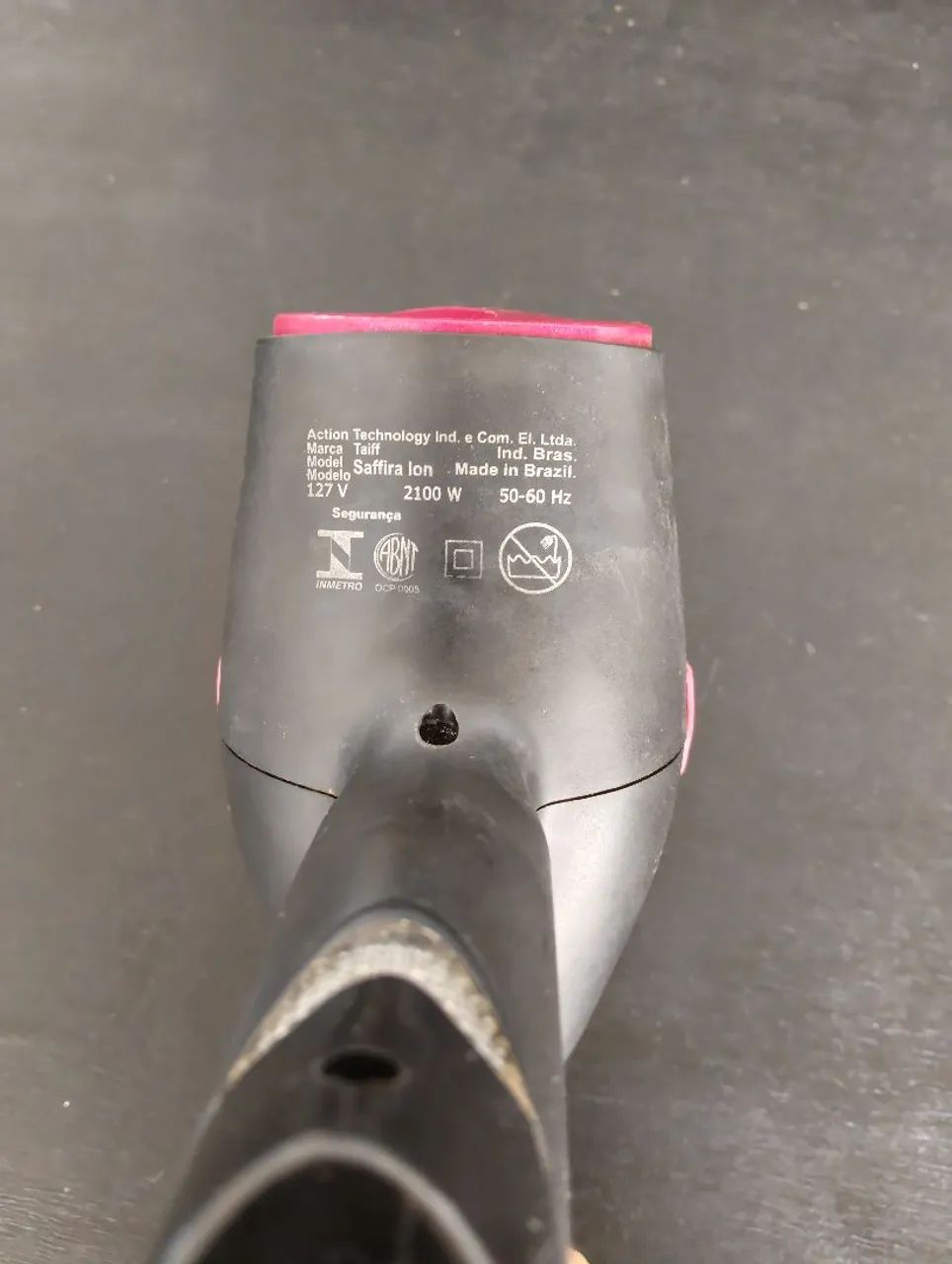 Secador de cabelo profissional taiff saffira ion 2100w 127v - Foto 3