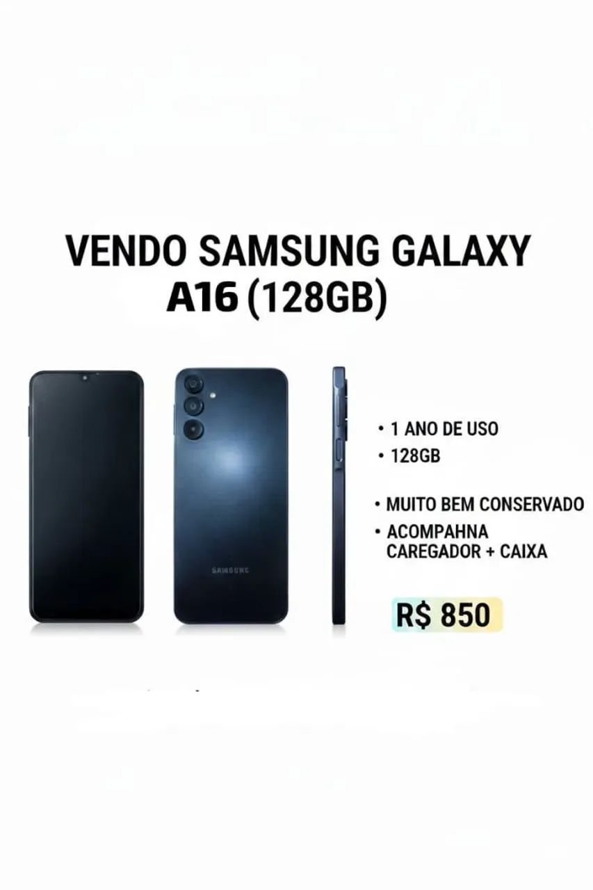 Vendo celular Samsung A16 