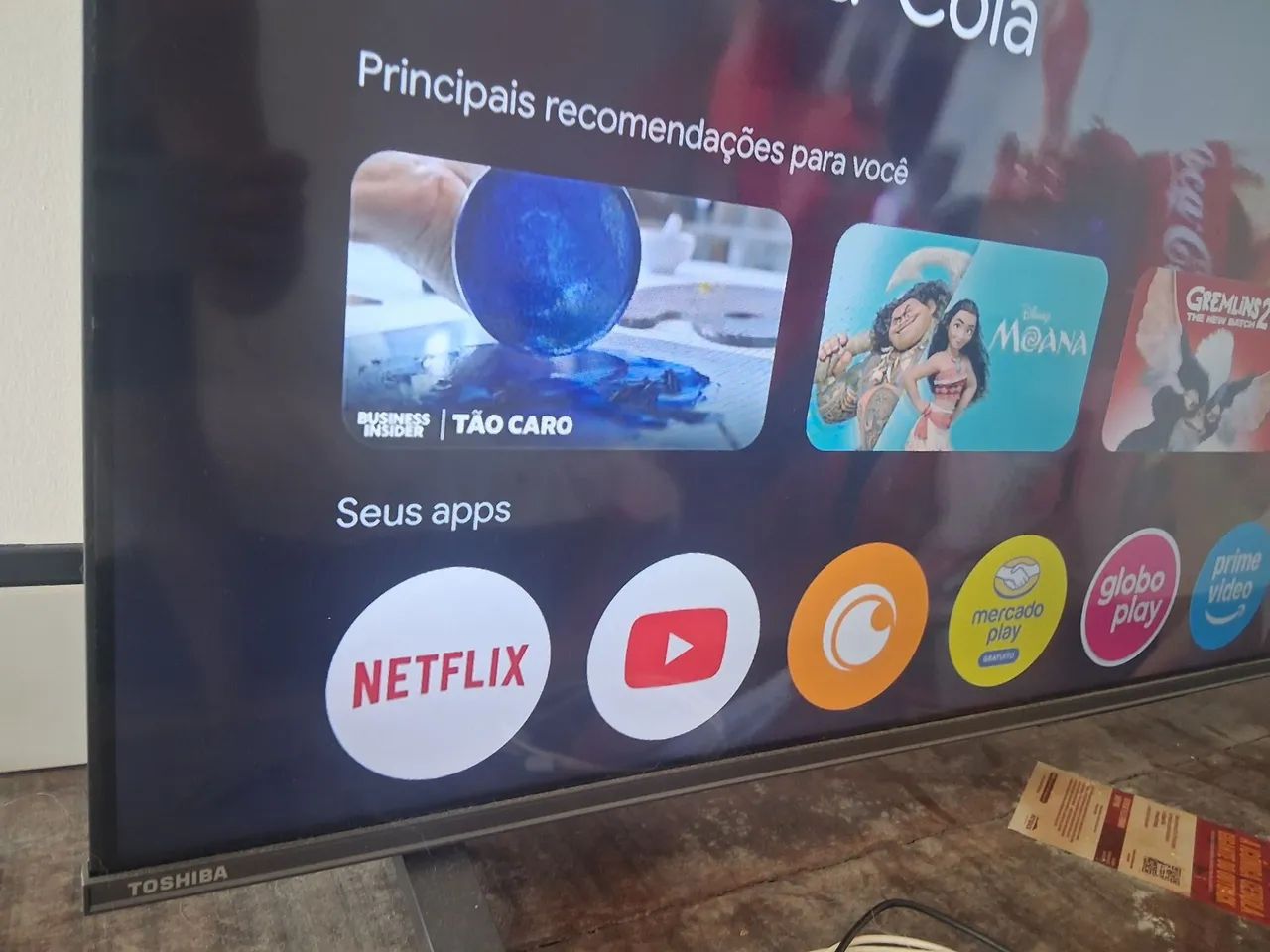 Smart TV 55" 4k Toshiba 220v - Foto 3