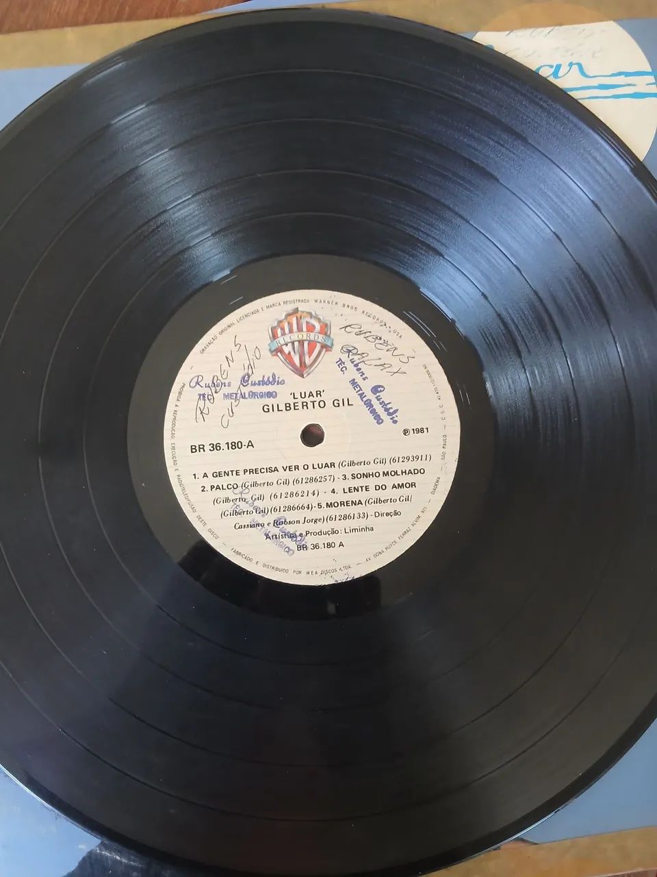 Lp Gilberto Gil "luar" usado.  - Foto 5