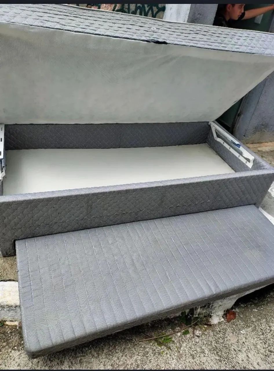 Bicama Box Baú Solteiro com cama Auxiliar Herval - Foto 3