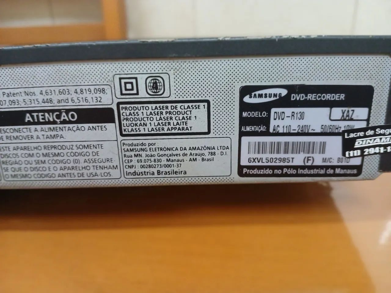 DVD-R Samsung R130 - Foto 4