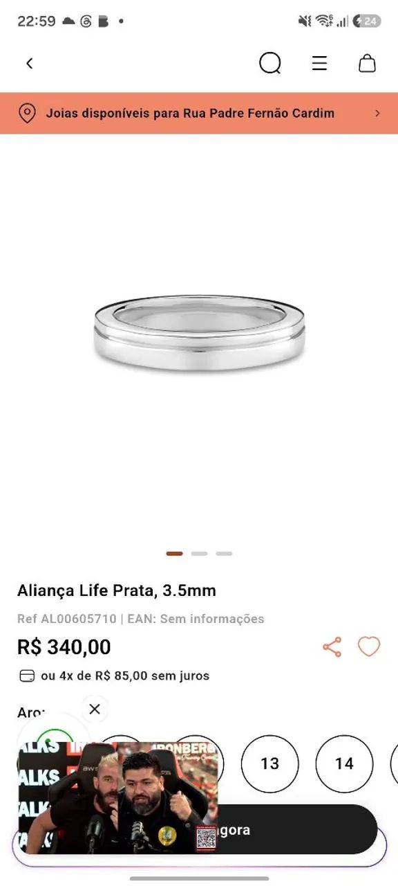 Anel de prata vivara - Foto 3