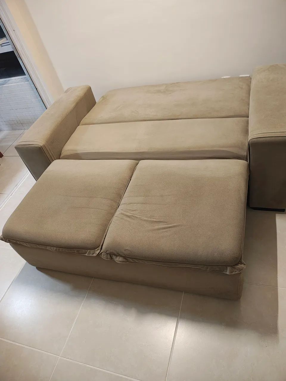 Sofá cama em Suede, oportunidade  - Foto 3