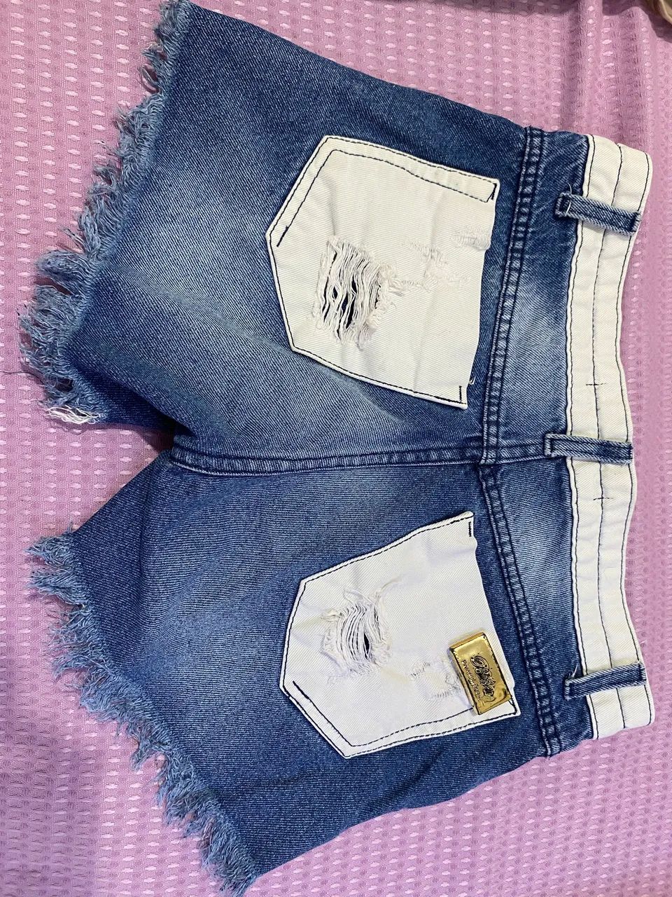 Kit 2 shorts jeans tam.36 - Foto 2