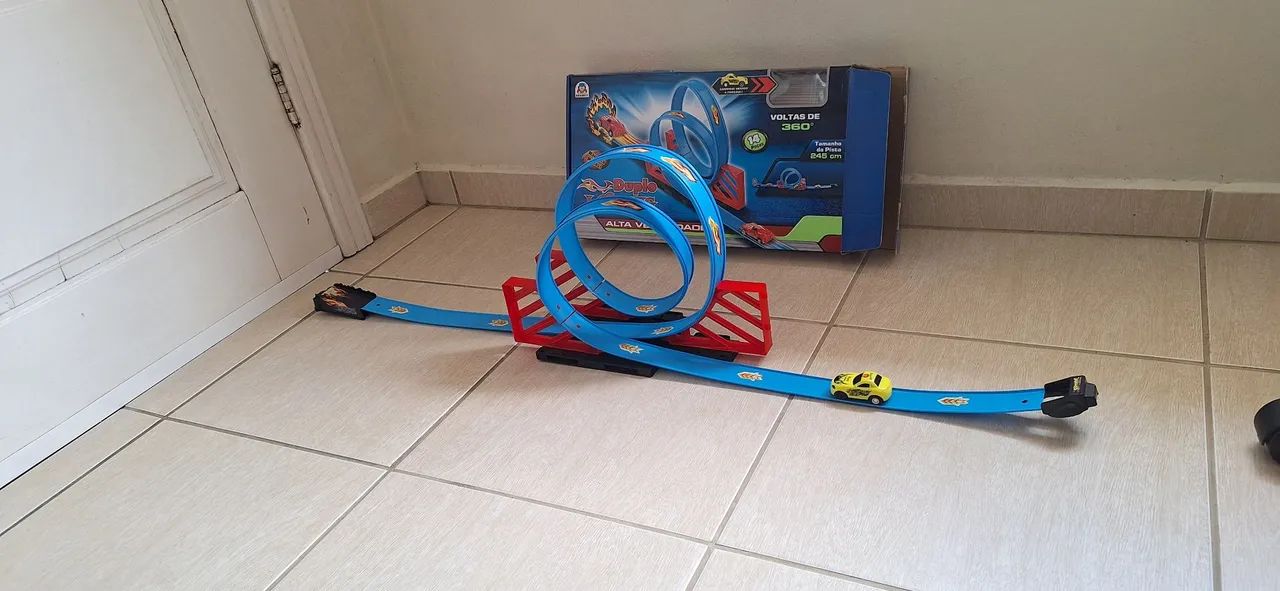 Pista Duplo Looping Braskit