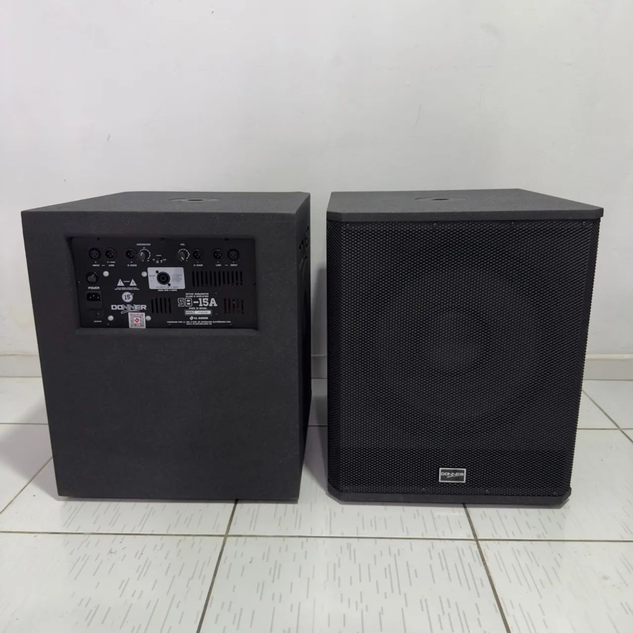 2 SUBWOOFER DONNER 15 ATIVOS. - Foto 4