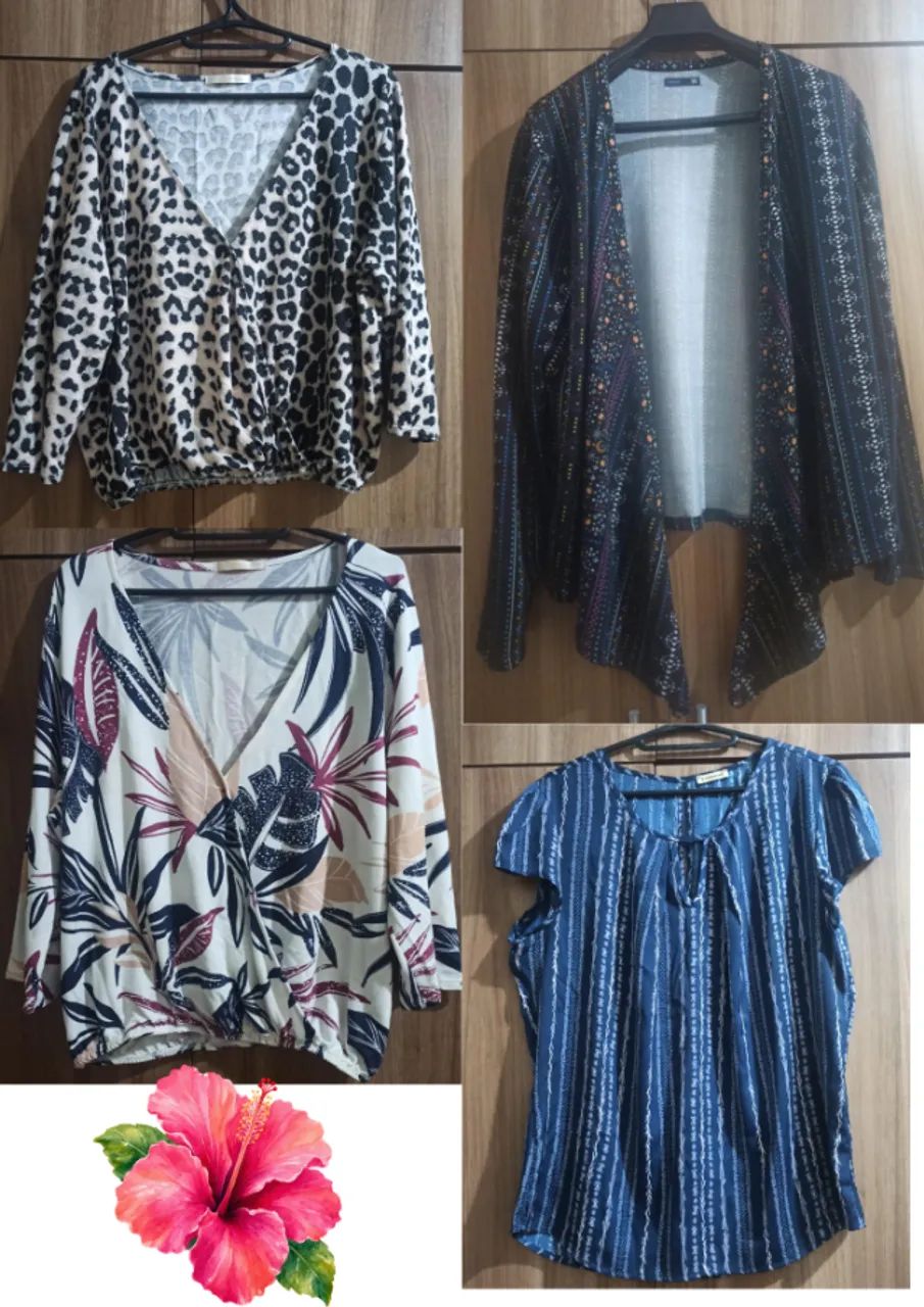 Lote de roupas plus size semi - Foto 2