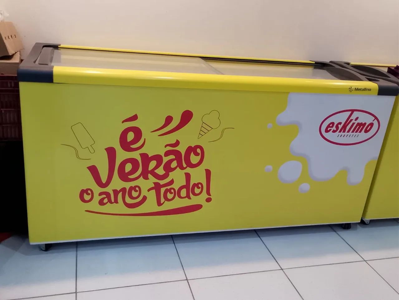 Freezer Horizontal Metalfrio PRECISA CONSERTAR  - Foto 4