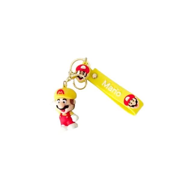Chaveiro Mario Bros Amarelo Silicone Colecionável