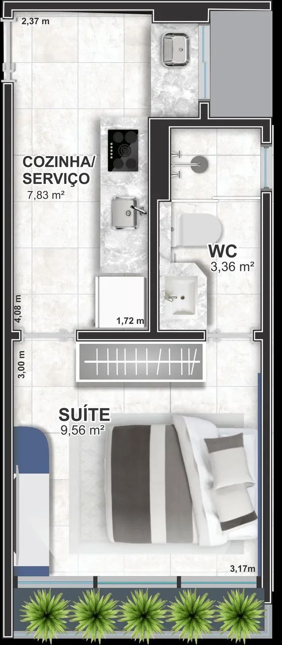 Apartamentos Studios - FINANCIADO MINHA CASA MINHA VIDA - Foto 4