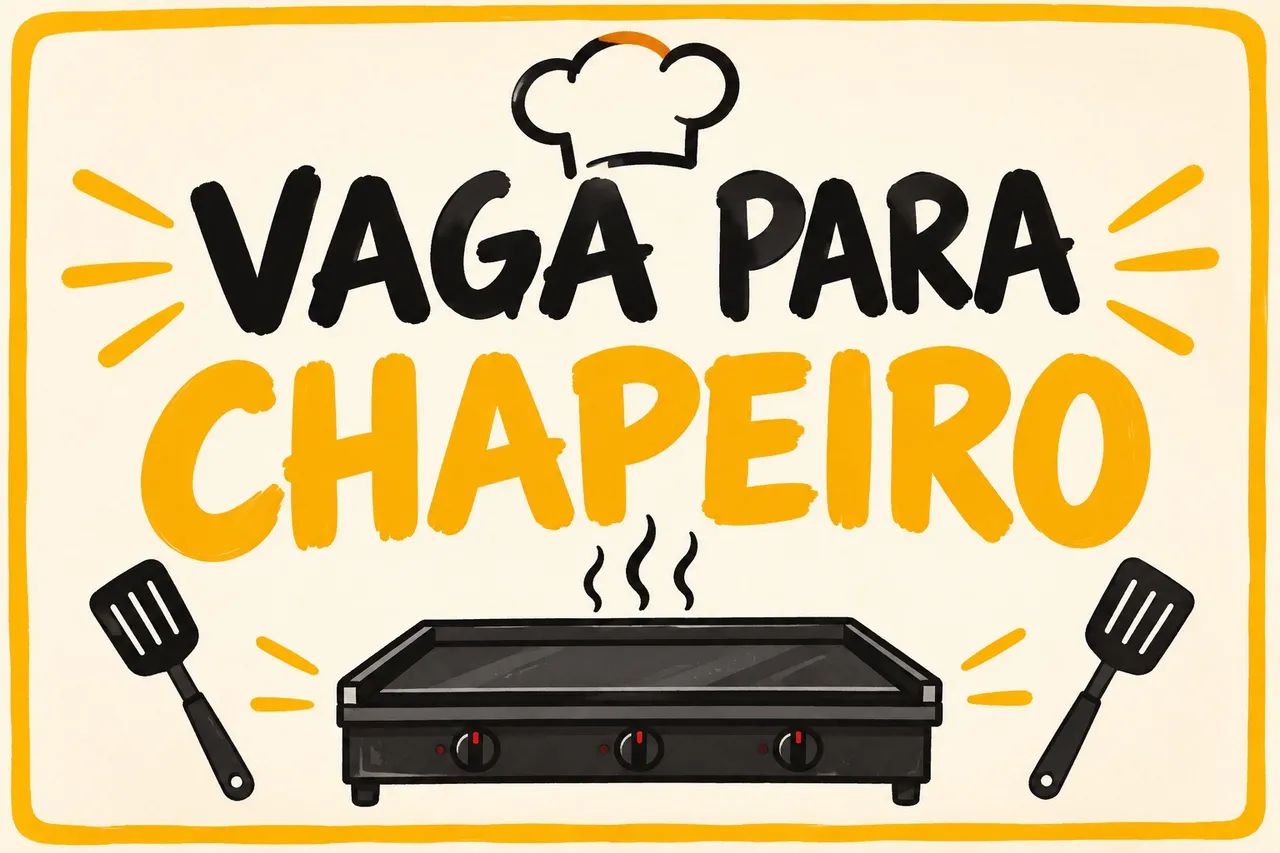 Vaga para chapeiro (a)
