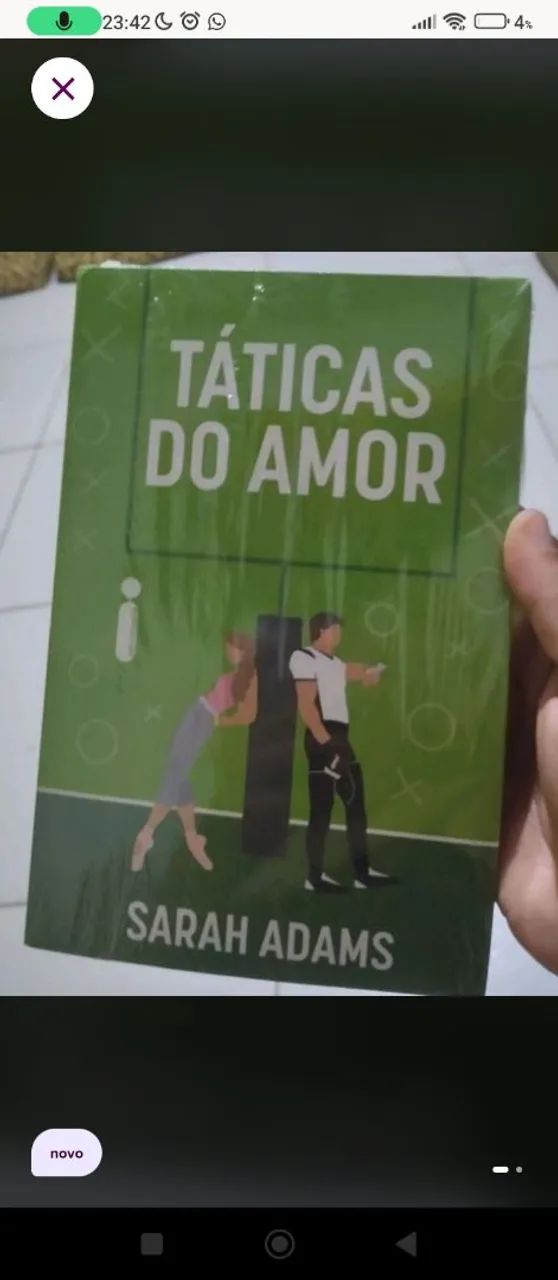 Livro no plástico 
