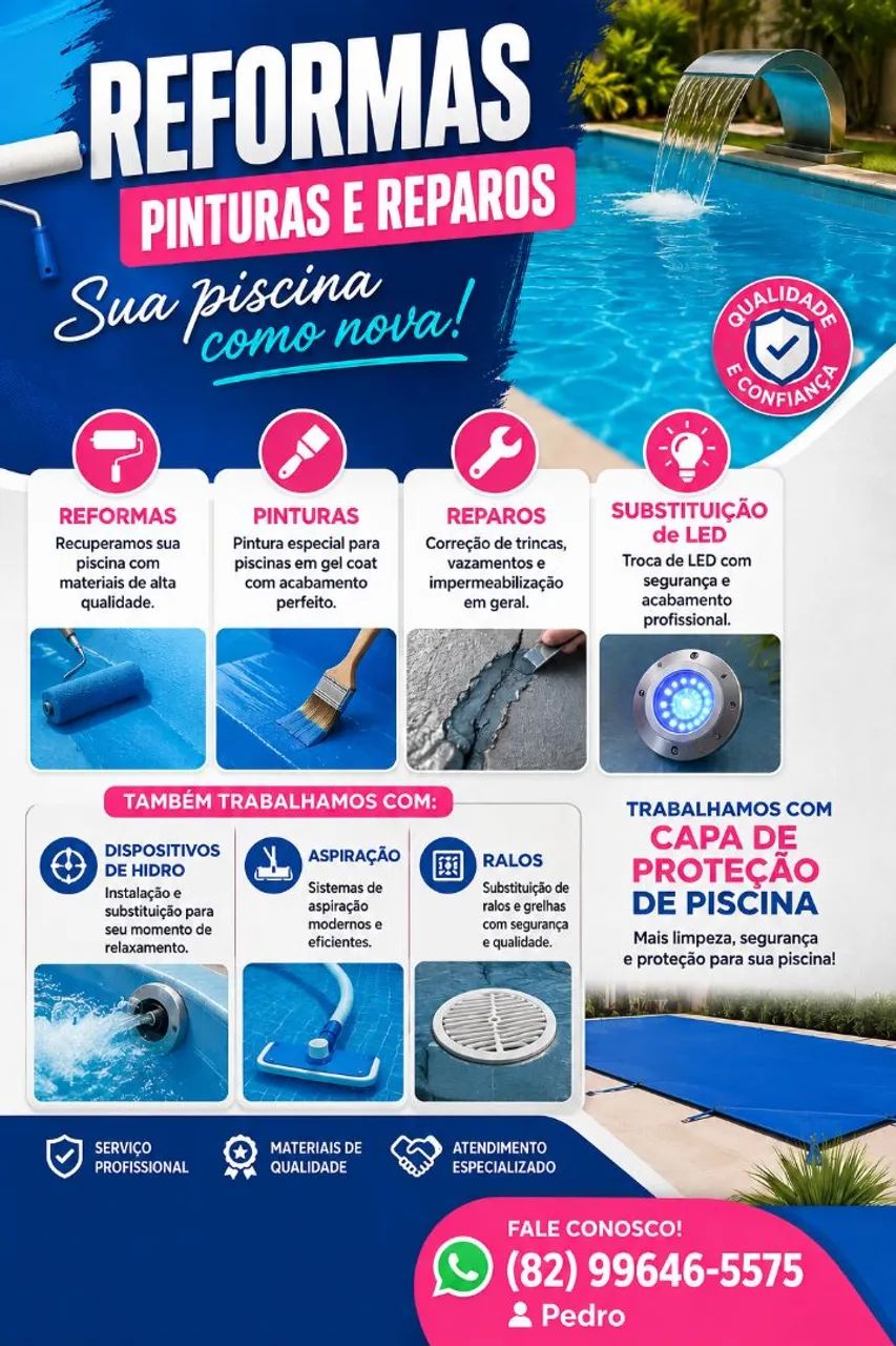 Piscinas - Revitalização 
