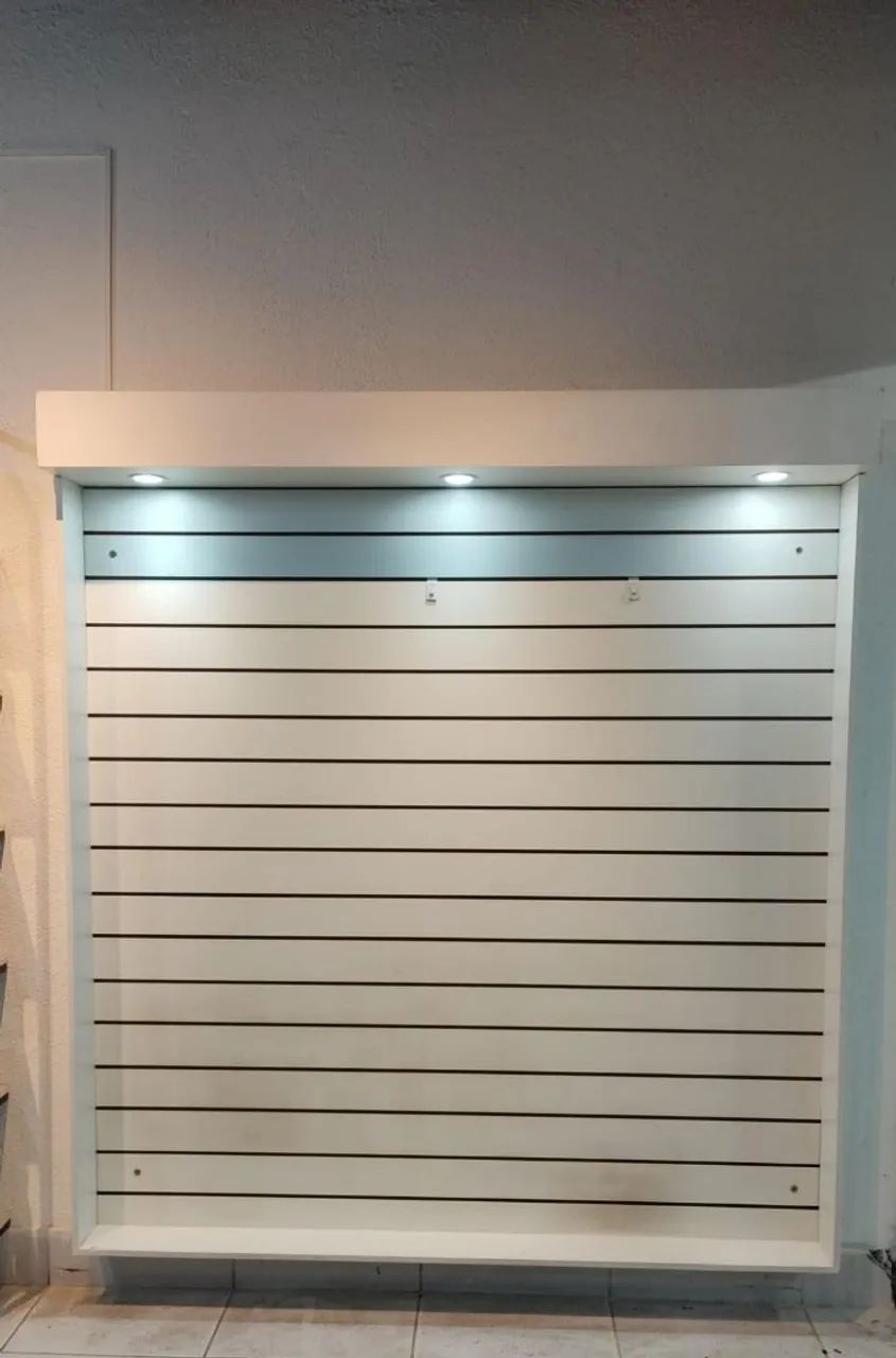 Expositor/vitrine/armário canaletado com led - Foto 5