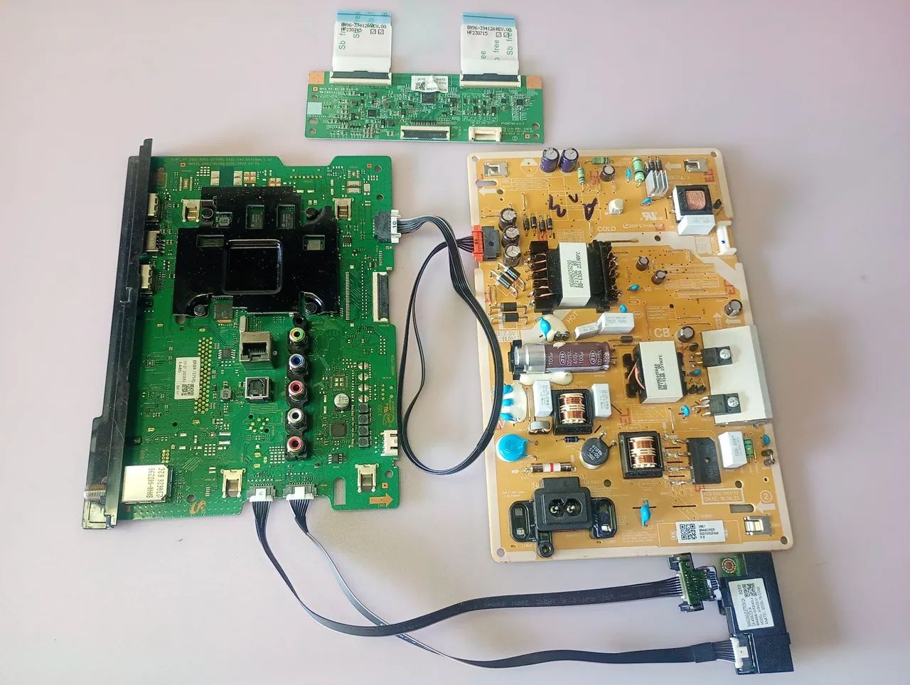 conjunto de placas tv Samsung un32t5300 funcionando perfeitamente 