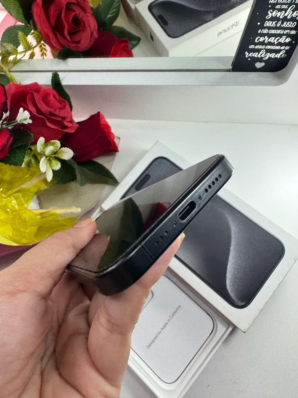 IPHONE 15 PRO BLACK TITÂNIO  - Foto 4