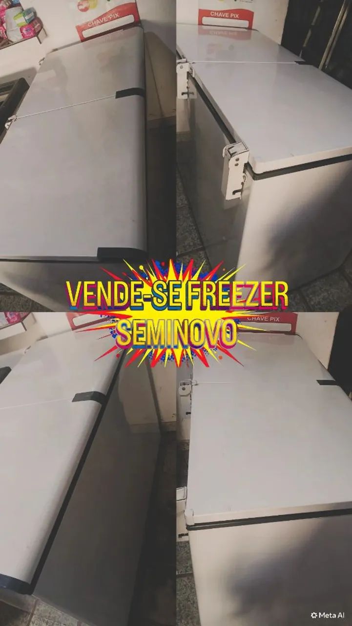 FREEZER SEMINOVO 