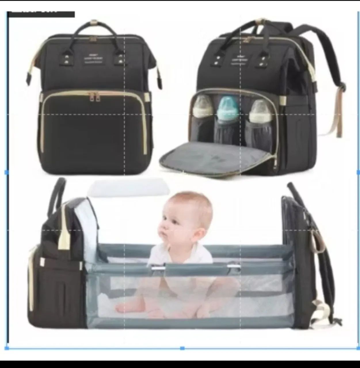 BOLSA MATERNIDADE MULTIFUNCIONAL  E CANGURU - Foto 2