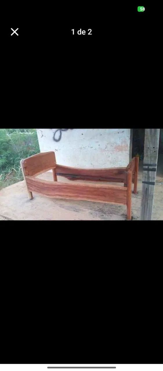 Cama de solteiro rústica já tem grande  - Foto 2