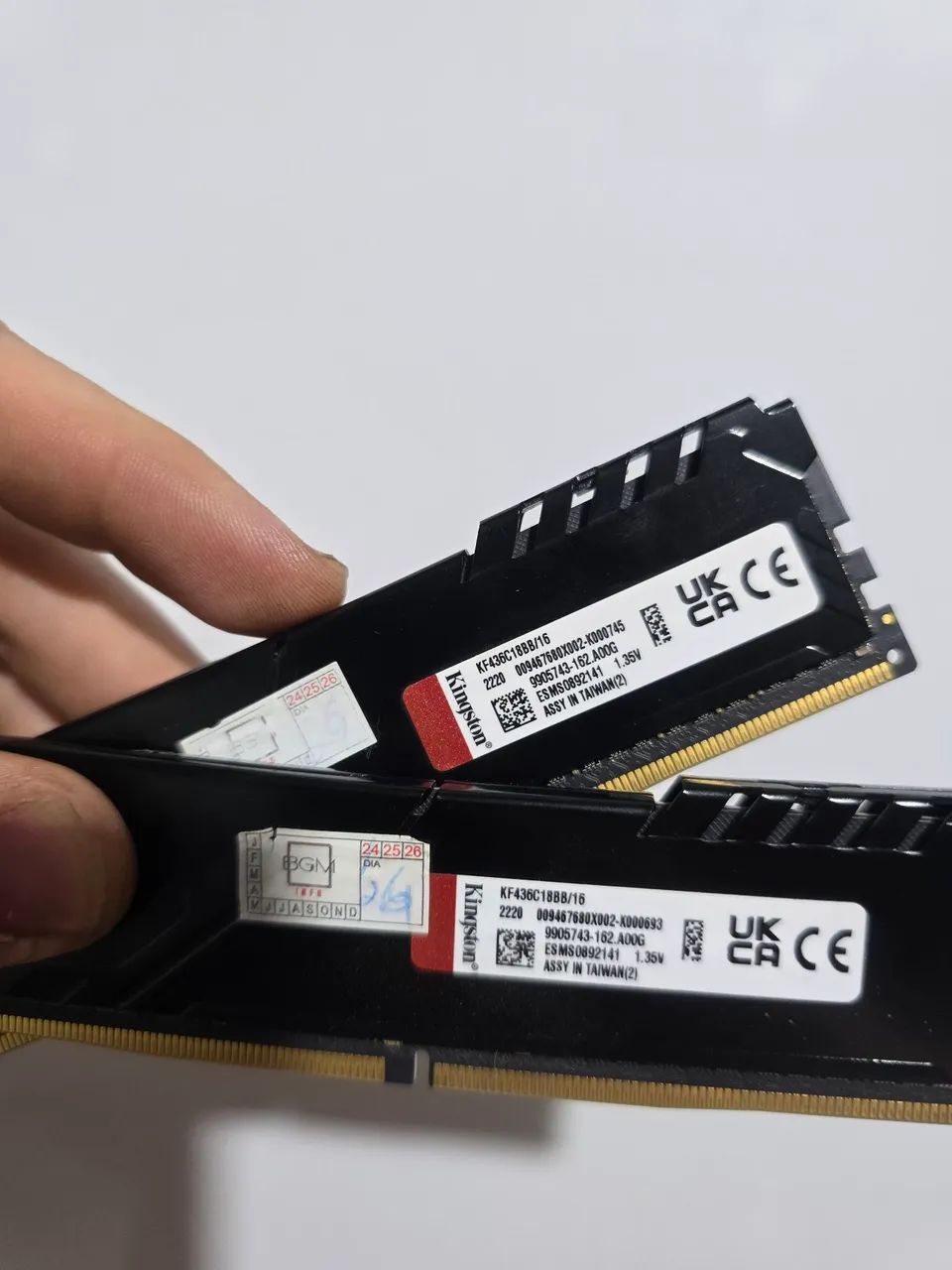 Memória ram 32GB 3600mhz 2x16 KINGSTON - Foto 3
