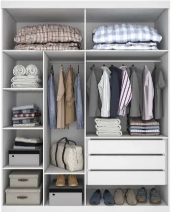 Guarda roupas Buzios 2 portas com 1 espelhada - Foto 3