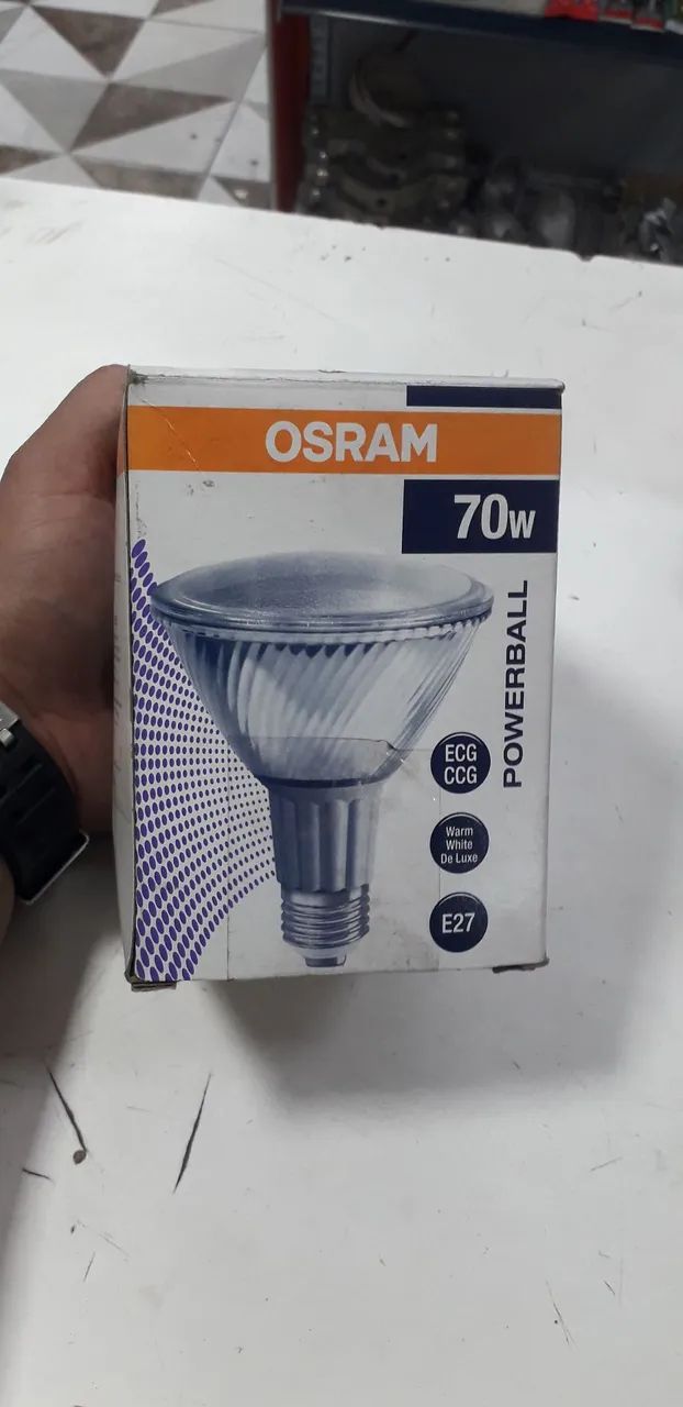 LÂMPADA POWERBALL OSRAM E27 70W - Fogões e Fornos - Centro, Duque