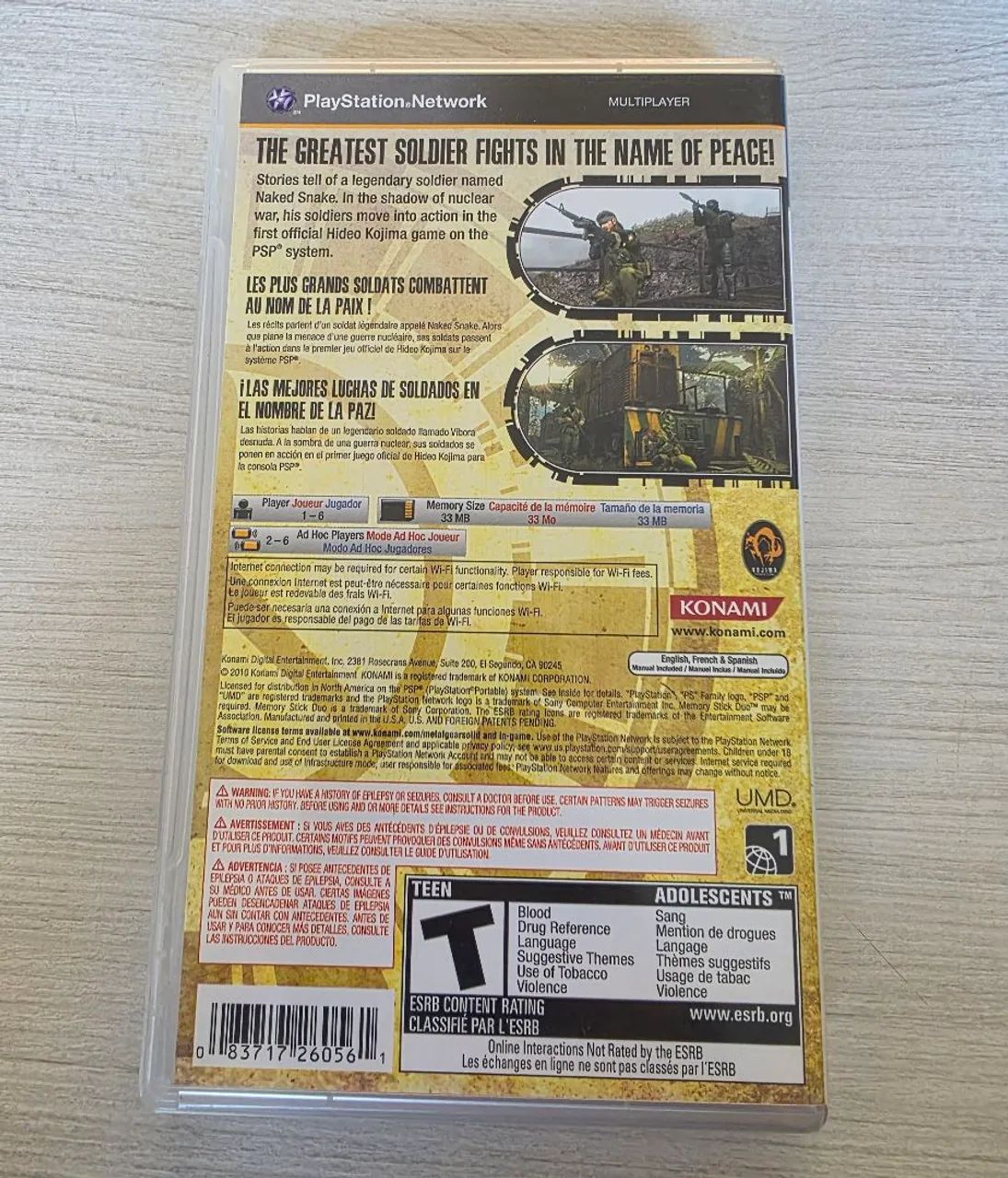 Metal Gear Solid - Peace Walker PSP - Foto 3