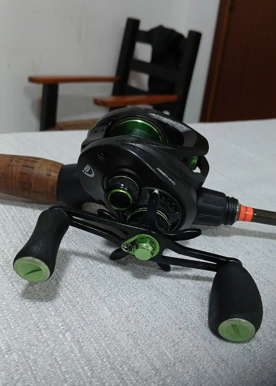 KIT Carretilha GENKI 8 (BARBADA)