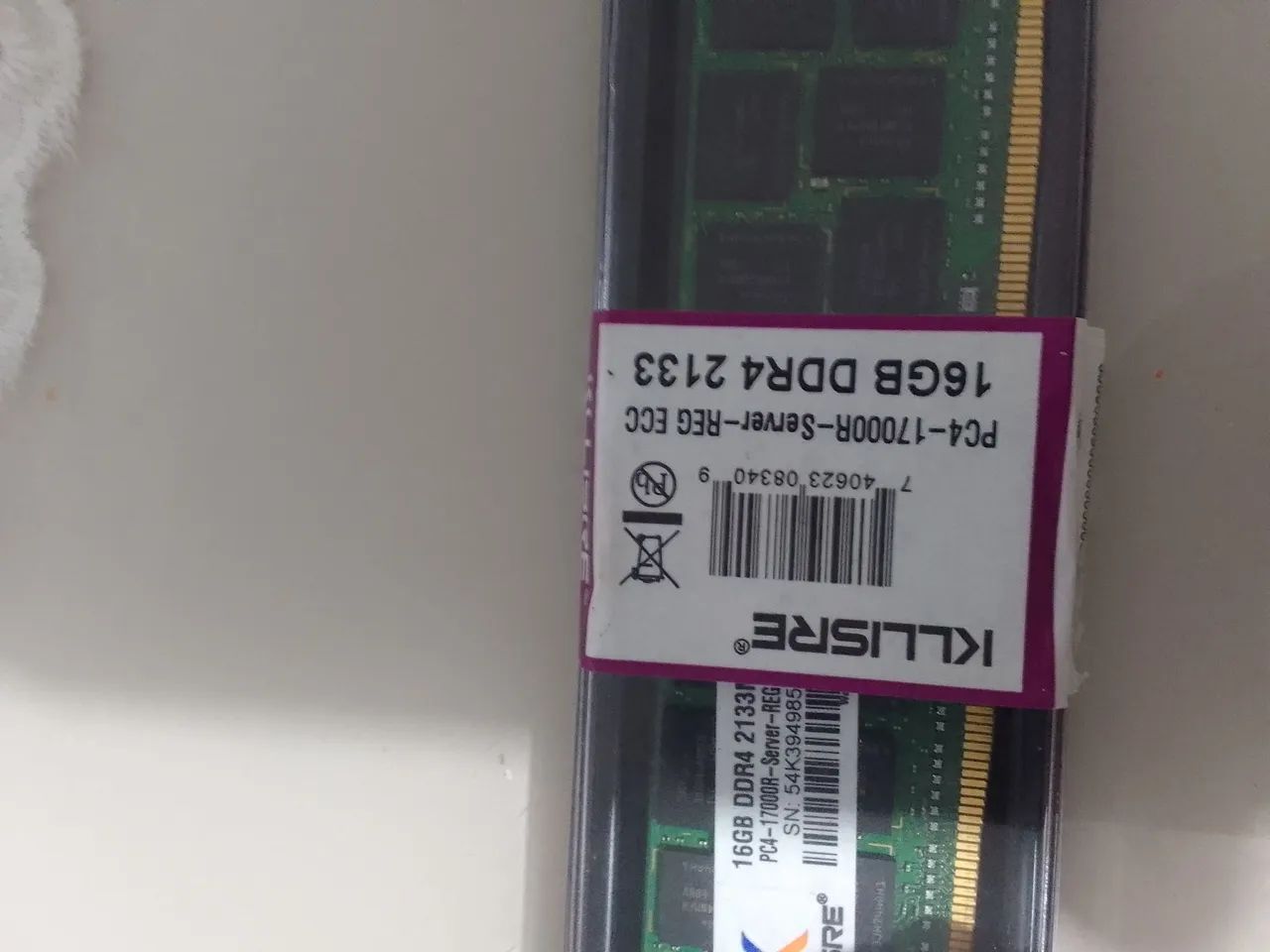 16gb memória ram ddr4 ecc - Foto 2