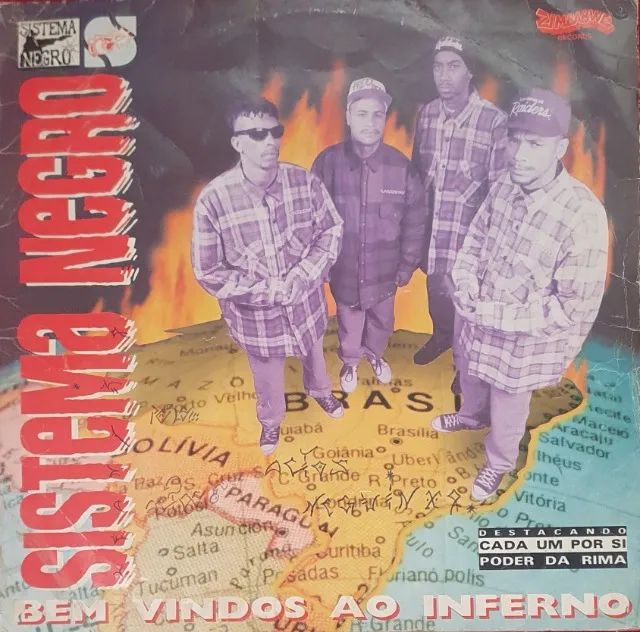 Lp Sistema Negro Bem vindo ao Inferno