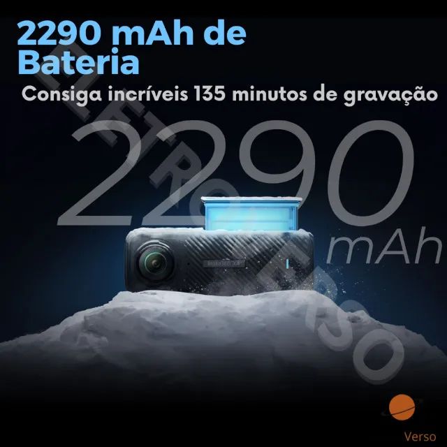 Câmera Insta360 X5 - Nova e Lacrada - Foto 2