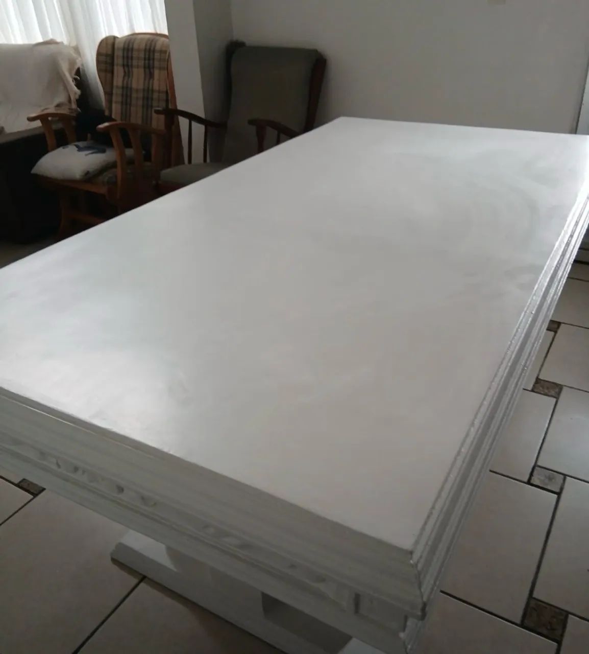 Mesa antiga entalhada - Foto 4
