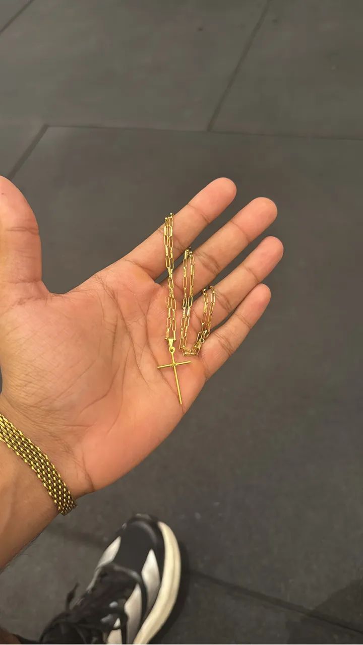 Colar de ouro 18k - Foto 2