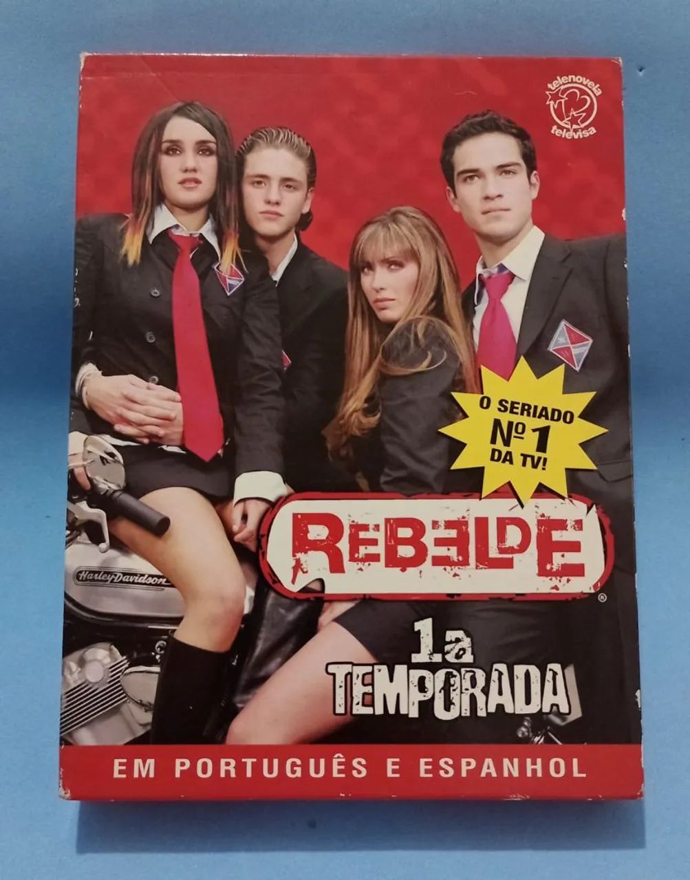 Caixa DVDs Rebelde - apenas a caixa 