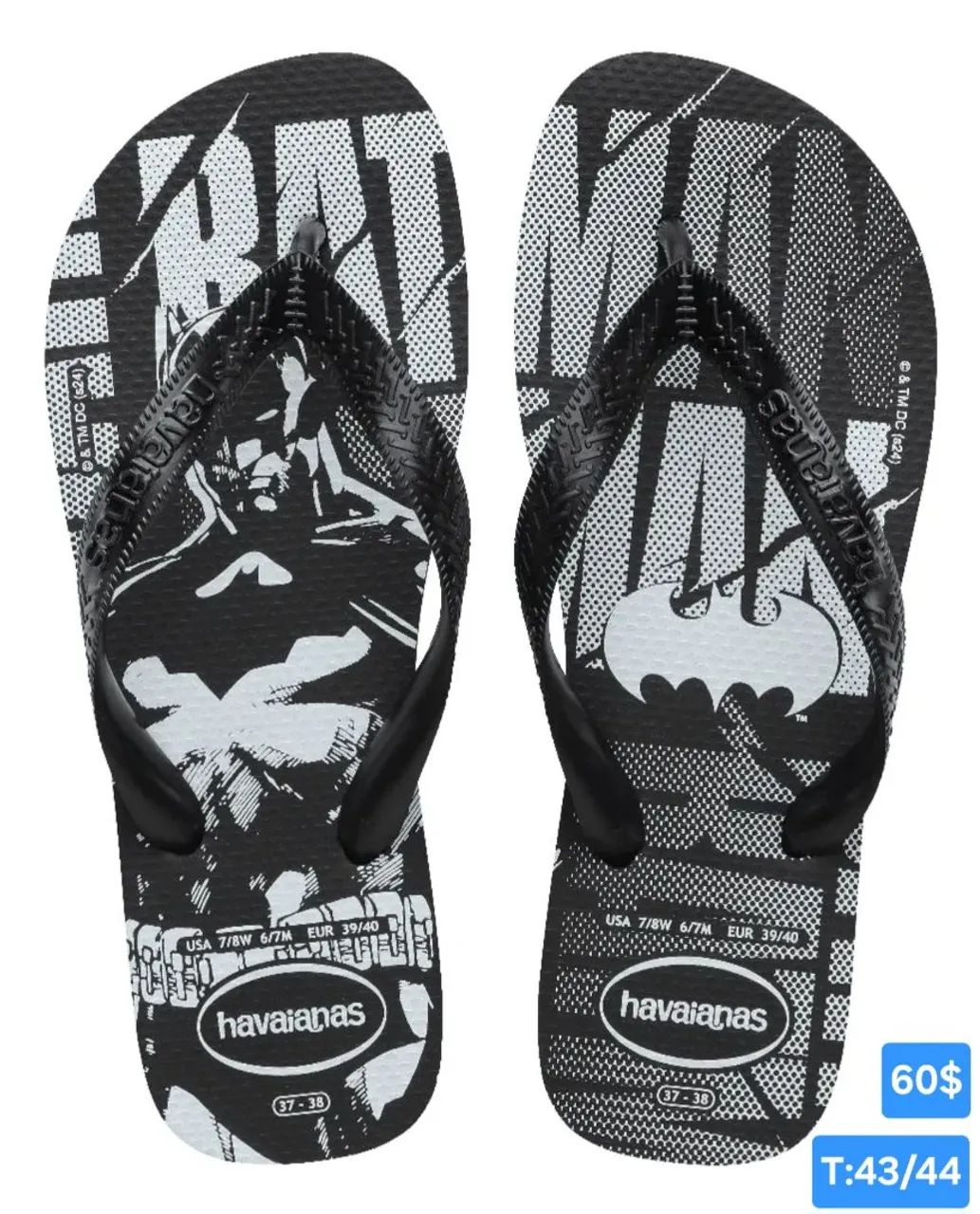 Sandália da Havaianas Batman original 