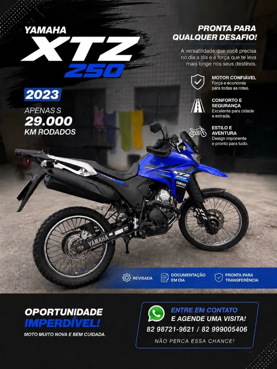 Lanterna 250 extra , moto muito conservada.