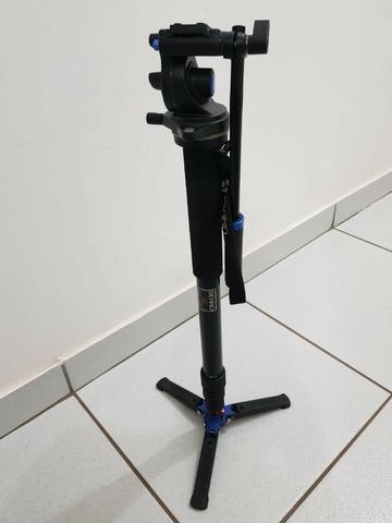Monopé Benro P/ Vídeo A38td C/ Cabeça S2 Fluido + Pés