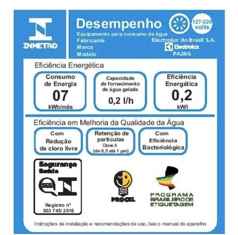 Purificador de Água Prata (PA26G) bivolt - Electrolux - Foto 3