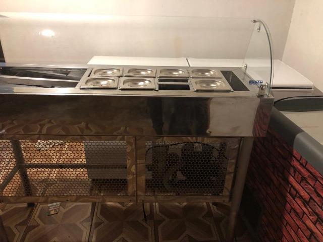 Pista fria buffet refrigerado novo