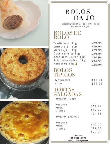 Bolos e Tortas