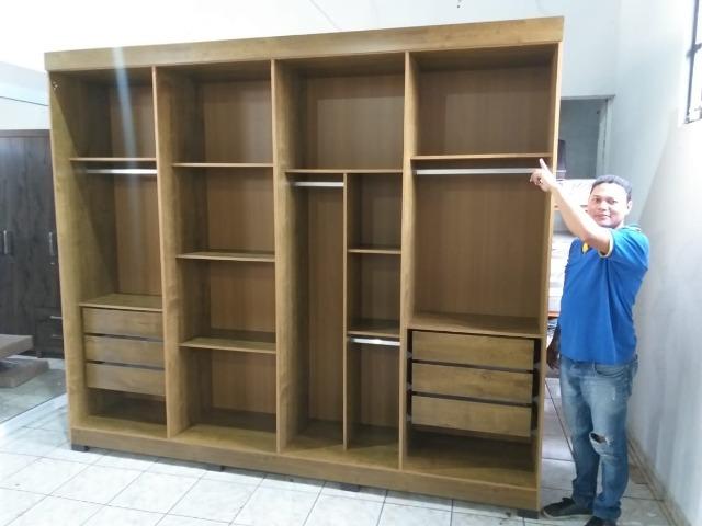 Guarda roupas gigante 100%mdf preço baixo de vdd/ 1699 nos cartões - Foto 4
