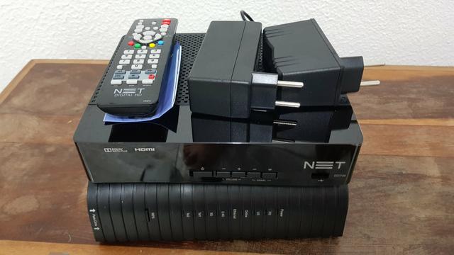 Roteador e Modem Net