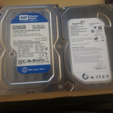 Hd's 500gb e 320GB